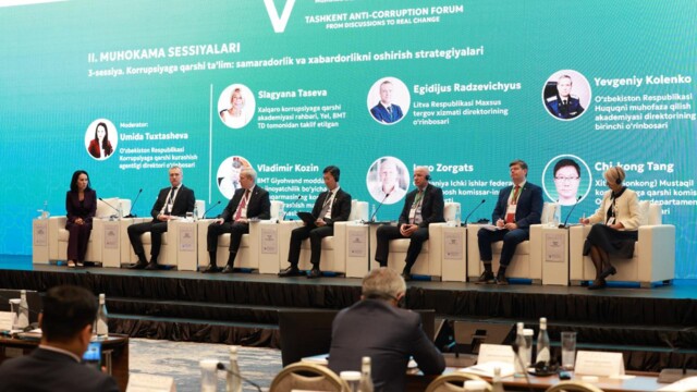 Participated in the 5th Tashkent anti-corruption forum