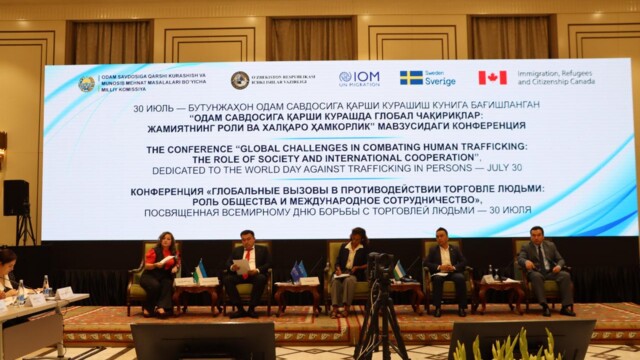 An Academy representative delivered a speech at an international conference dedicated to combating human trafficking.