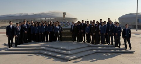 Academy students visit the Olympic city