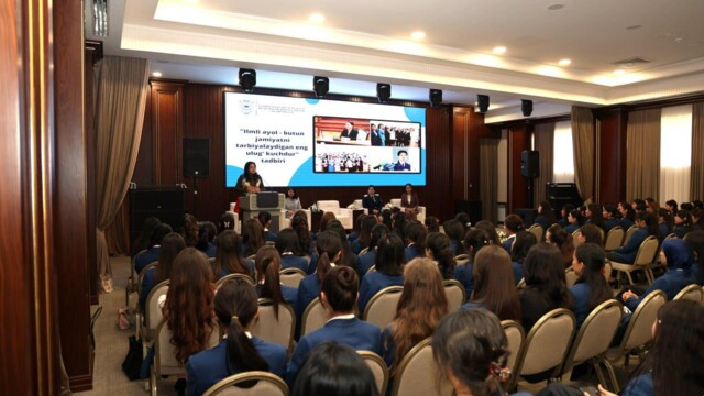 An event was held on the topic “An educated woman is the greatest force that nurtures the entire society”