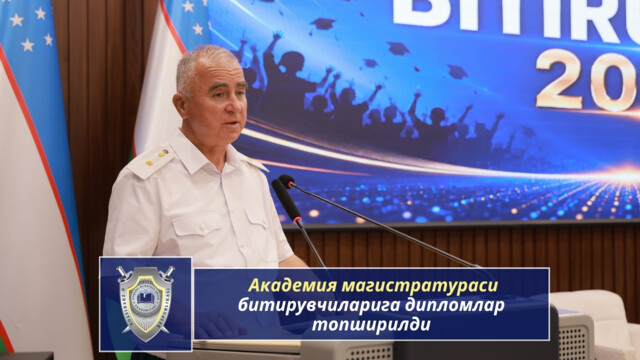 Diplomas Presented to Academy Master’s Graduates