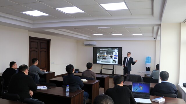 A training session was organized with the participation of international experts for the students of the Academy's Master's program