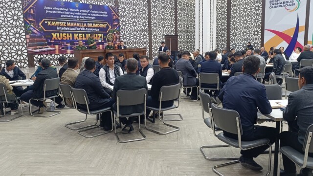 «Xavfsiz mahalla bilimdoni»: Jizzaxda 13 jamoa finalda bellashdi