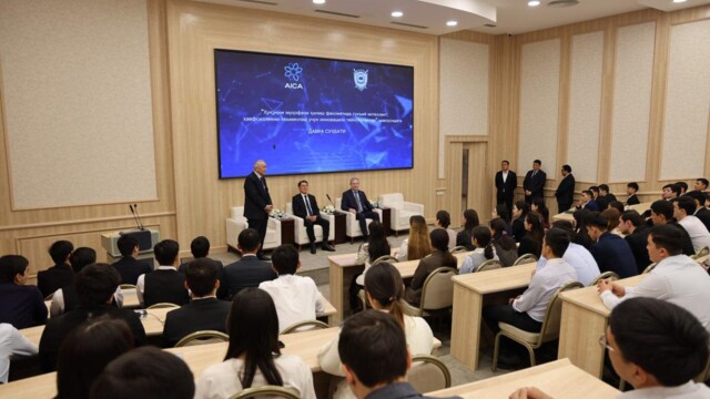 Students’ meeting with Vladimir Imamovich Norov