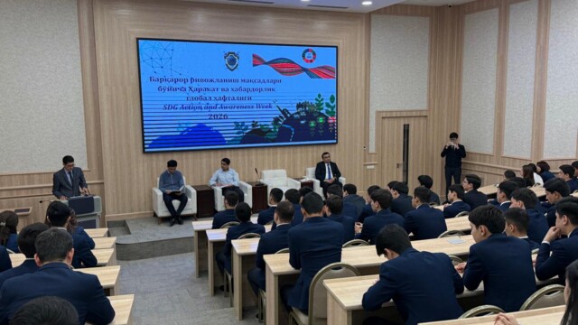A Global Action and Awareness Week on Sustainable Development Goals was held at the Academy.