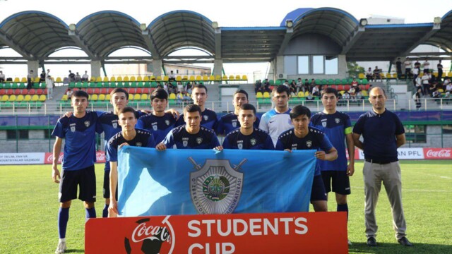 The Academy's national football team is participating in the Coca-Cola Students Cup football tournament