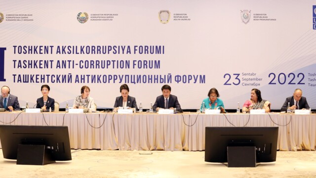 II Тошкент аксилкоррупция форумидаги иштирок
