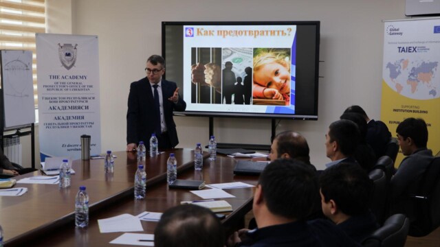 Организован тренинг для сотрудников органов прокуратуры, ответственных за осуществление уголовного правосудия