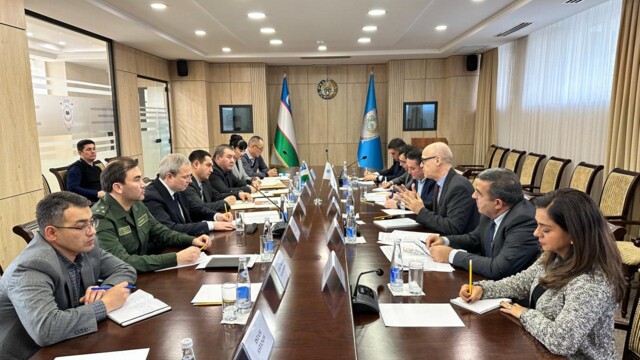 Meeting with the Delegation Led by O. Stolpe, Head of the Regional Office of the UNODC