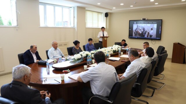 A qualification exam was conducted at the Academy for applicants.