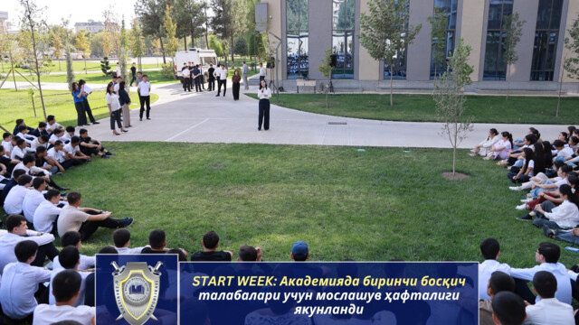 START WEEK: The adaptation week for first-year students concluded at the Academy