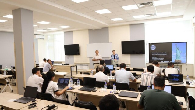 An international training course on the investigation of crimes related to terrorism was conducted at the Academy