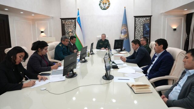 The meeting of court and law enforcement officials in Fergana and Namangan regions