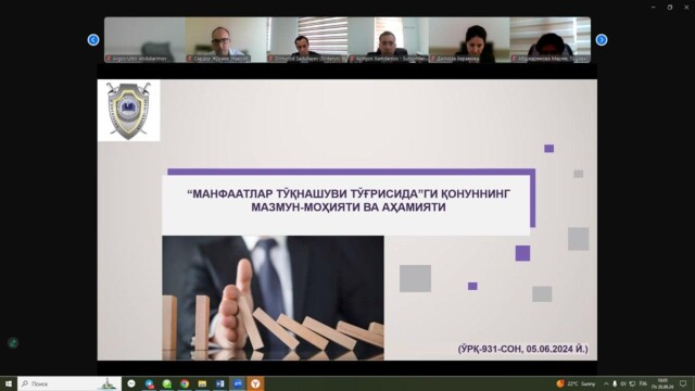 A training seminar on conflict of interest legislation was conducted