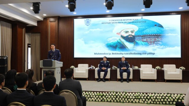 An event dedicated to the 150th anniversary of Mahmudkhoja Behbudi was held at the Academy