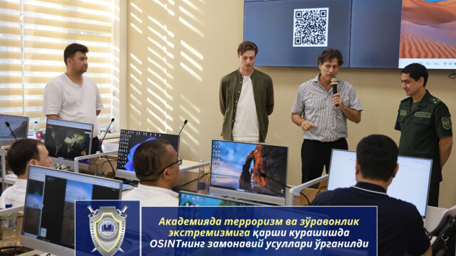 Modern OSINT methods for combating terrorism and violent extremism studied at the Academy