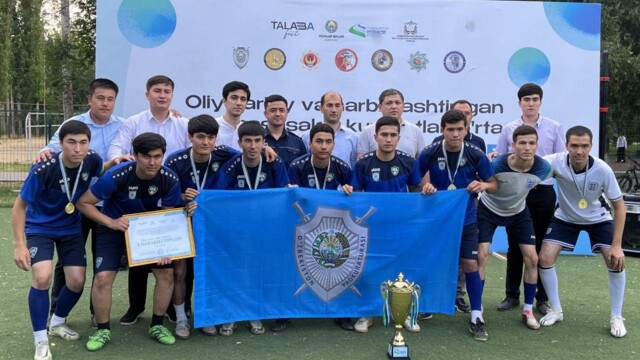 The Law Enforcement Academy Team – Winner of the Student Mini-Football Tournament!