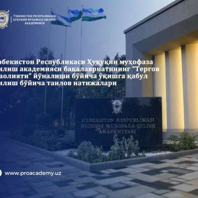 The results of the selection for the "Investigative Activities" direction of…
