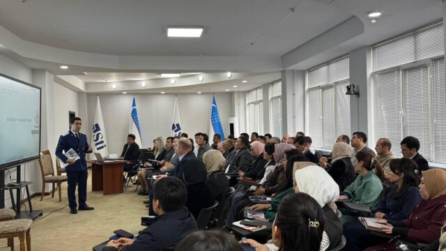Anti-corruption event at the Uzbekistan institute of standards