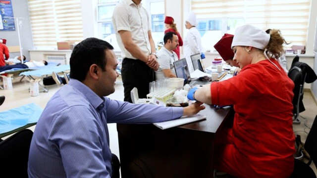 A donor campaign was held at the Academy in commemoration of World hemophilia day