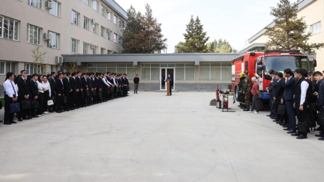Events Within the Framework of Fire Safety Month at the Academy