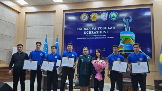Students of the Academy - in the dialogue center: A meeting was held in Yunusabad district within the framework of "Youth Day"
