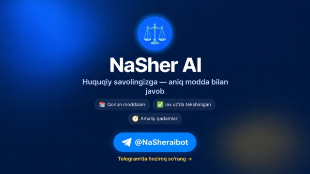 Academy innovations: NaSher AI legal assistant bot