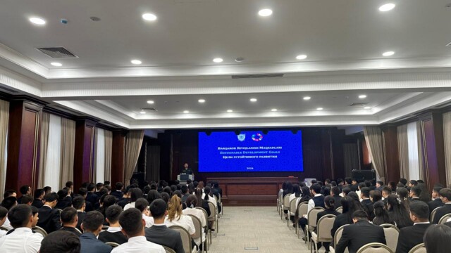 Introduction to the Sustainable Development Goals for New Students of the Academy